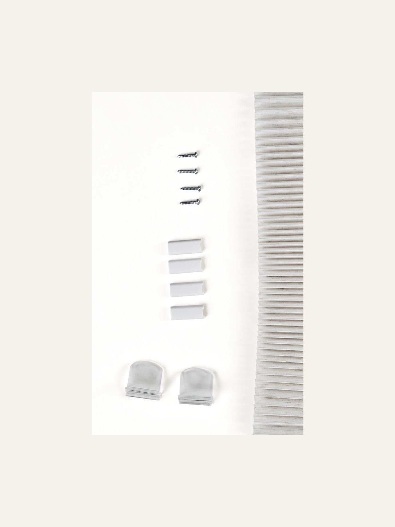 Lysfiltrerende plisségardin lys natur - 5