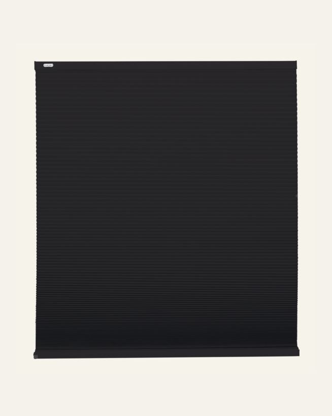 Lysfilt. dobbel plisségardin svart - 100x160 cm svart - 1