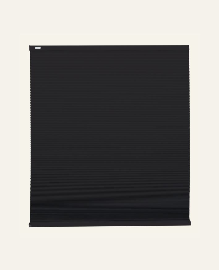 Lysfilt. dobbel plisségardin svart - 70x160 cm svart - 1