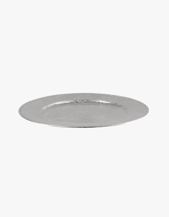 Dekketallerken sølv - ø 33 cm sølv - 1