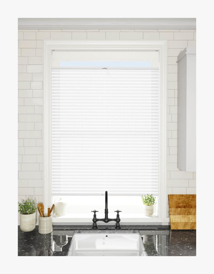 Basic opp&ned dobbel plisségardin 25mm multi - 25 mm multi - 1