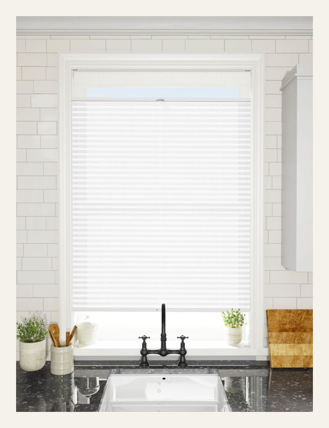 Premium opp&ned enkel plisségardin 25mm multi - 4