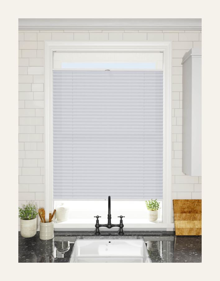 Basic opp&ned enkel plisségardin 25mm multi - 3