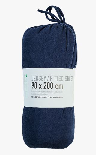 Kid Formsydd Jersey Stretchlaken Marineblå 120x200 cm