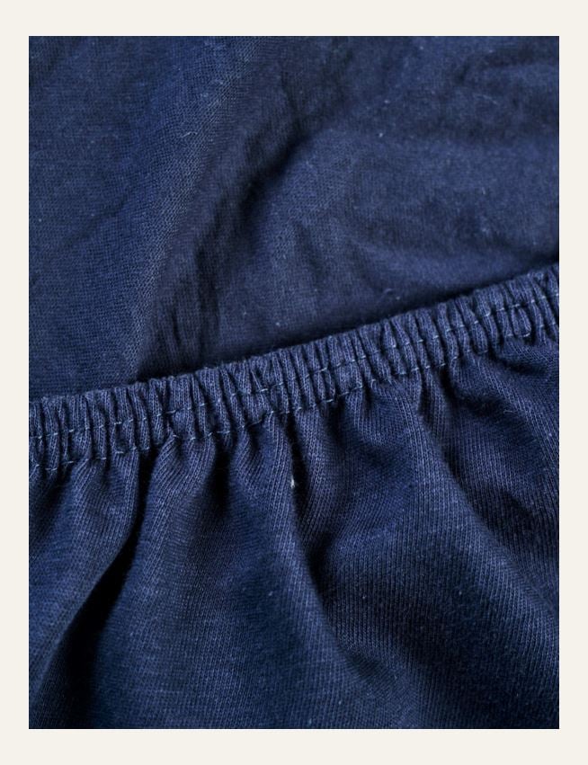 Stretchlaken marineblå - 2