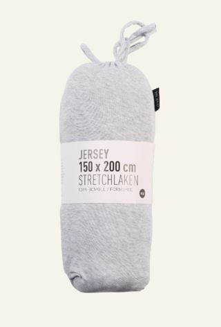 Kid Formsydd Jersey Stretchlaken Stål 180x200 cm