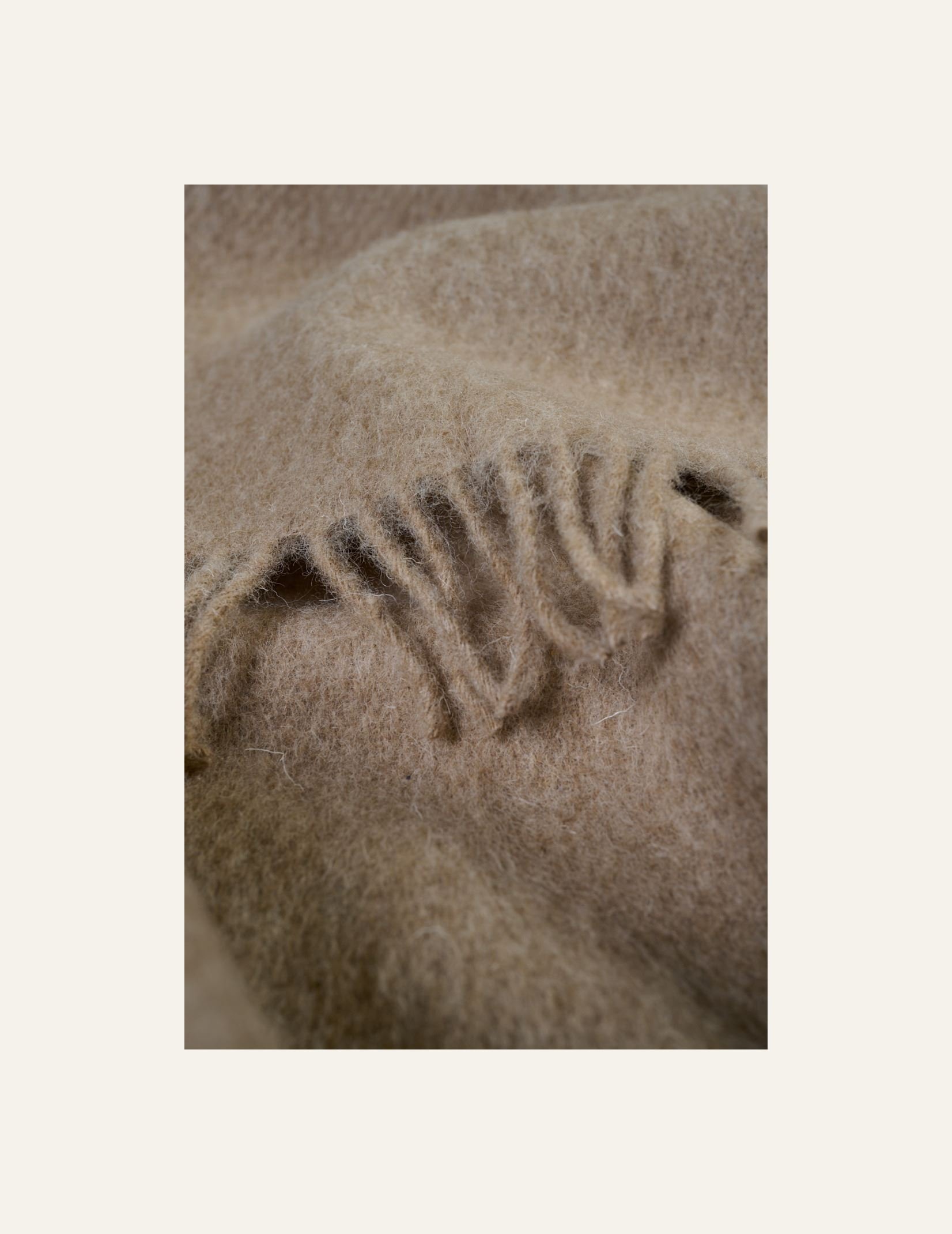 Ullpledd lys brun - 2