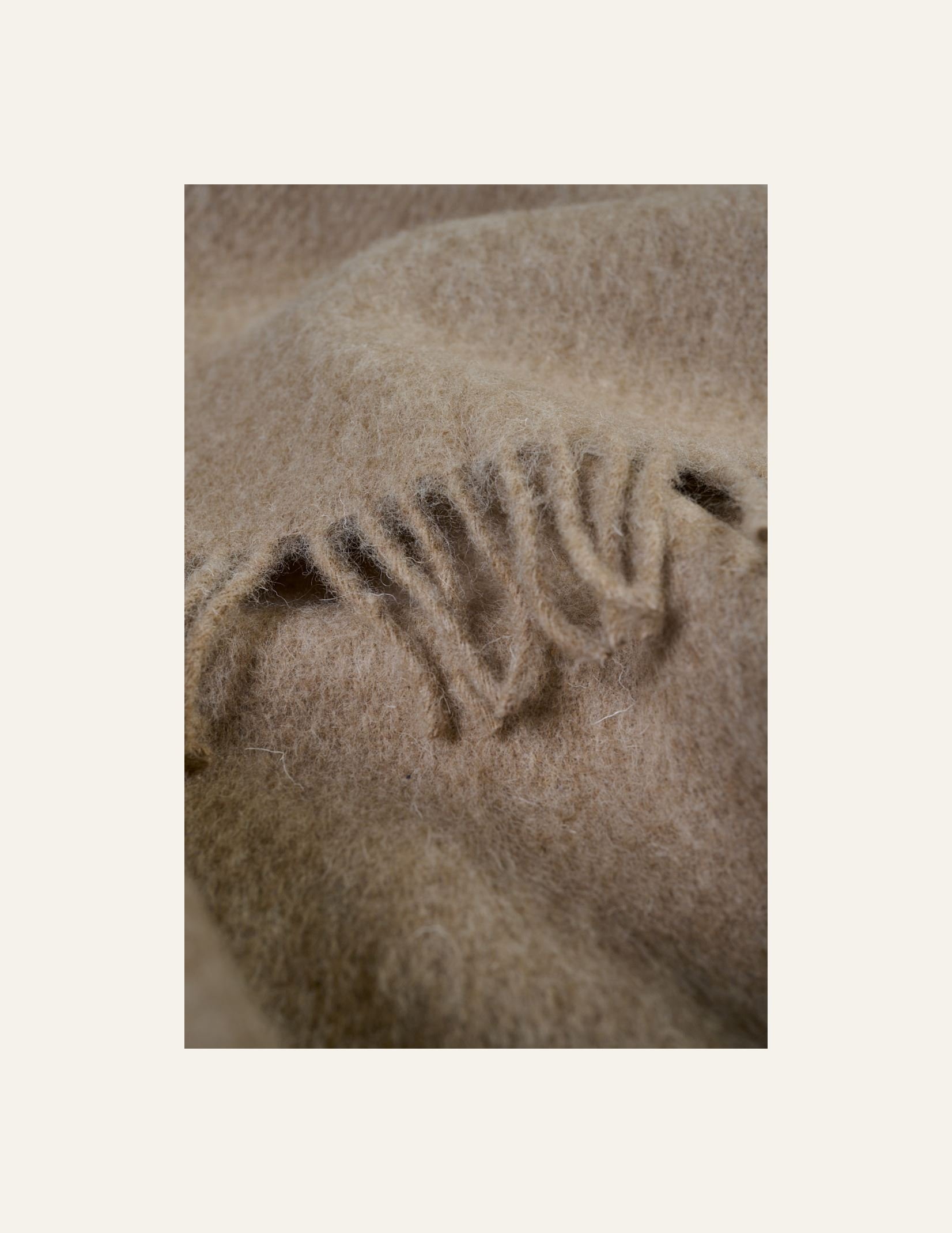 Ullpledd lys brun - 2