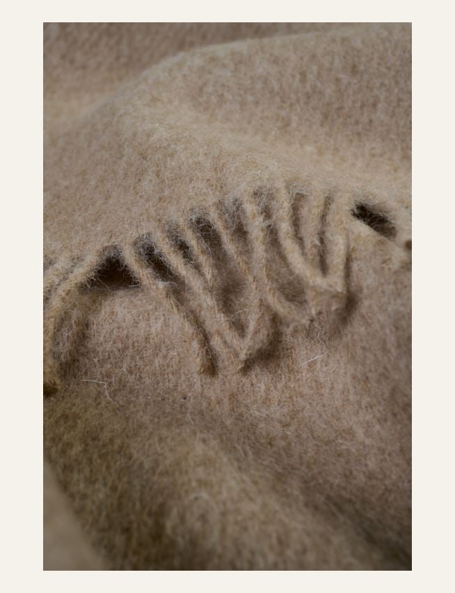 Ullpledd lys brun - 2