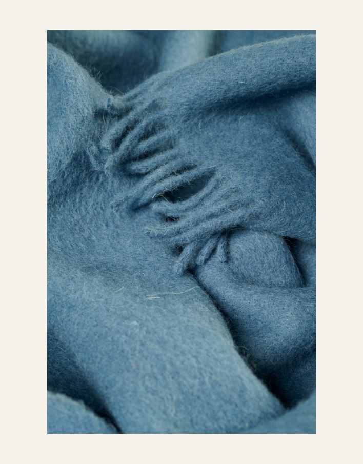 Ullpledd blå - 3