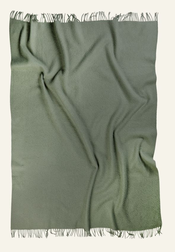 Ullpledd lindegrønn - 2