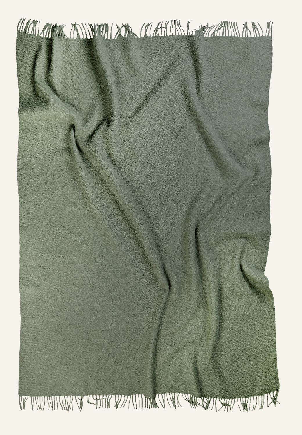 Ullpledd lindegrønn - 2