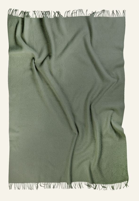 Ullpledd lindegrønn - 2