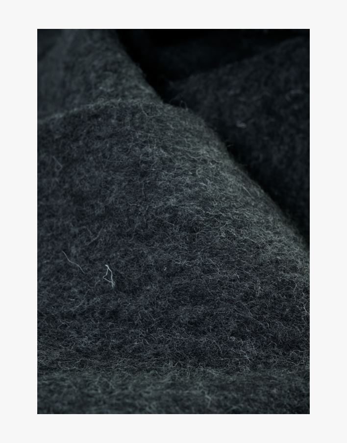 Ullpledd koksgrå - 130x170 cm koksgrå - 1
