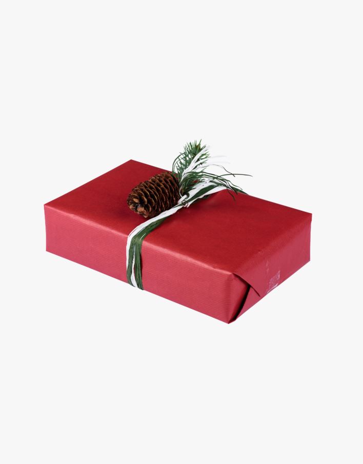 Gavepapir rød - 70 cm rød - 1