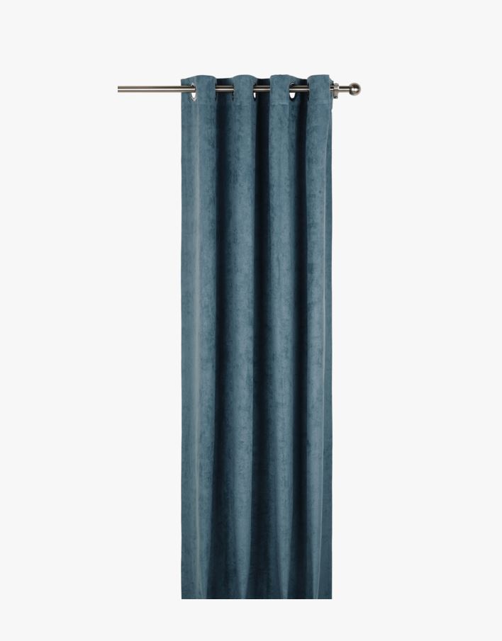 Gardin petroleumsblå - 140x160 cm petroleumsblå - 1