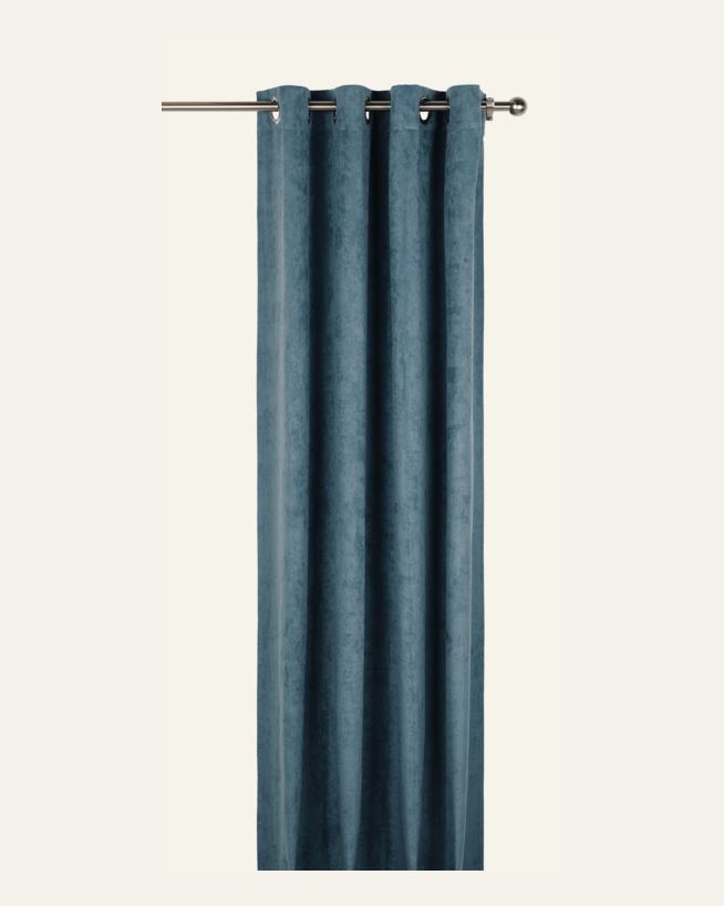 Gardin petroleumsblå - 140x160 cm petroleumsblå - 1