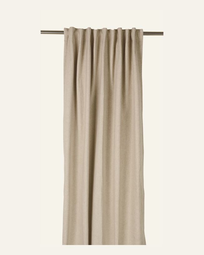 Lysdempende gardin beige - 140x240cm 7cm beige - 1