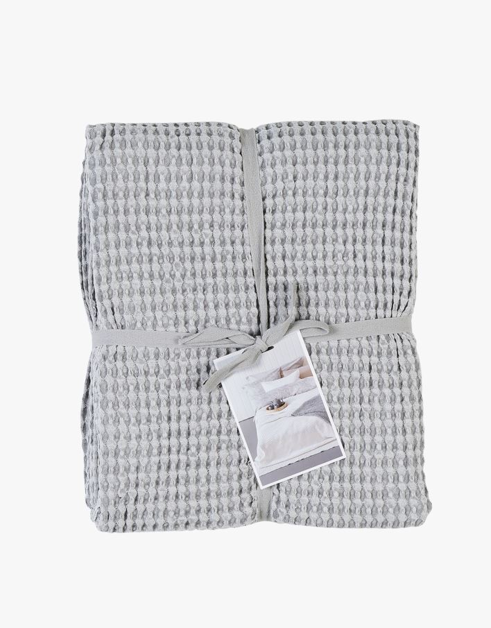 Sengeteppe grå - 150x240 cm grå - 1