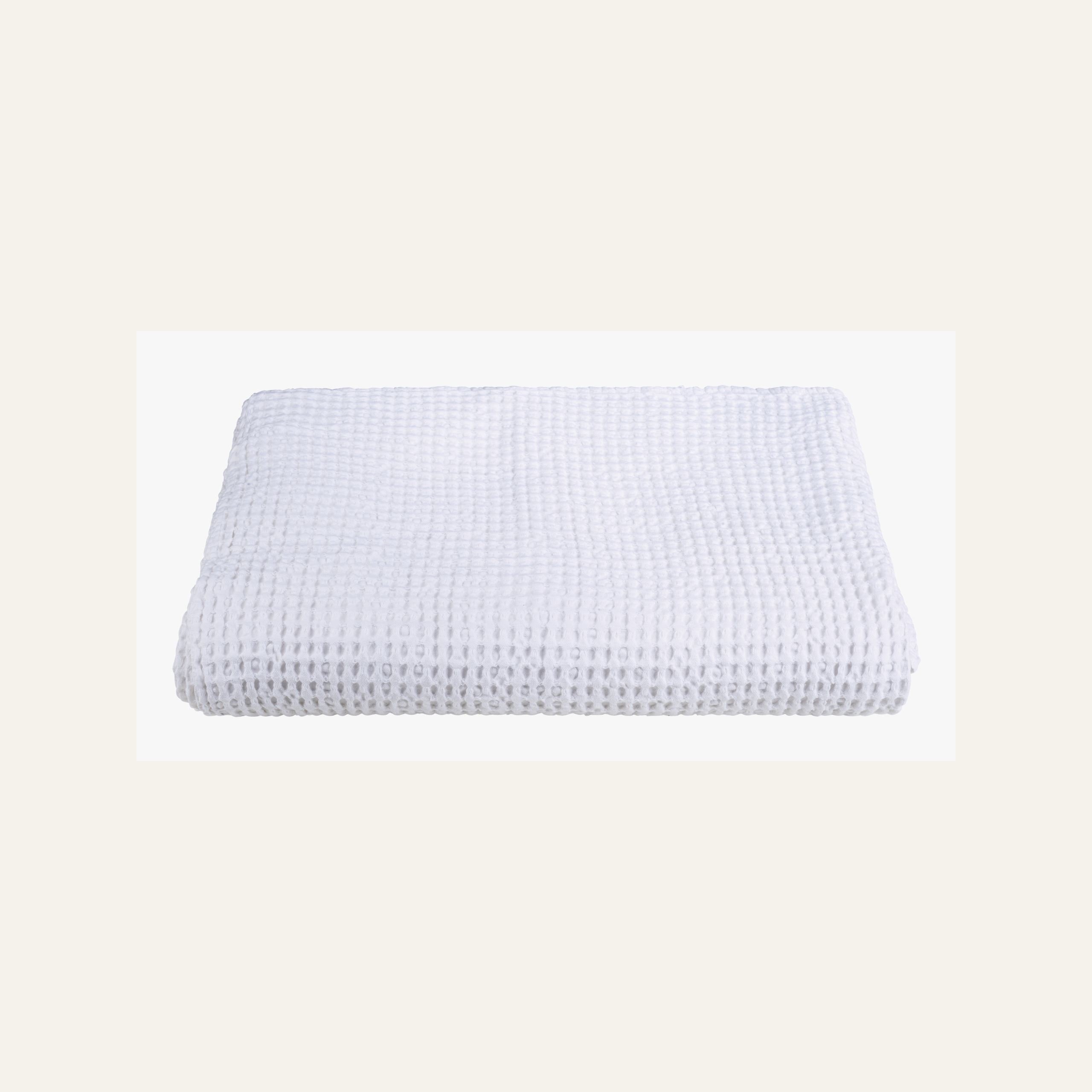Sengeteppe hvit - 4