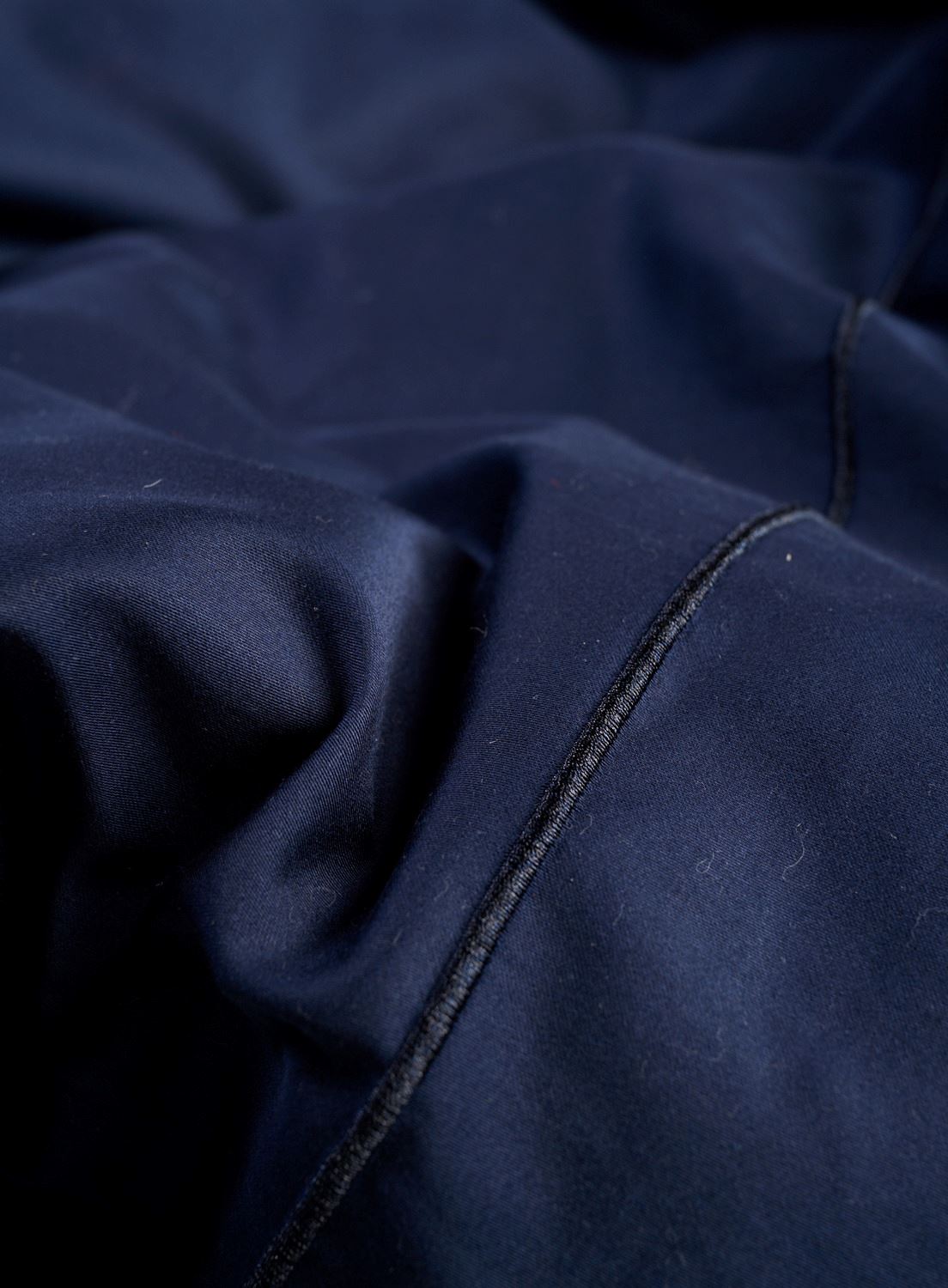 Egyptisk bomull sateng sengesett blå - 4