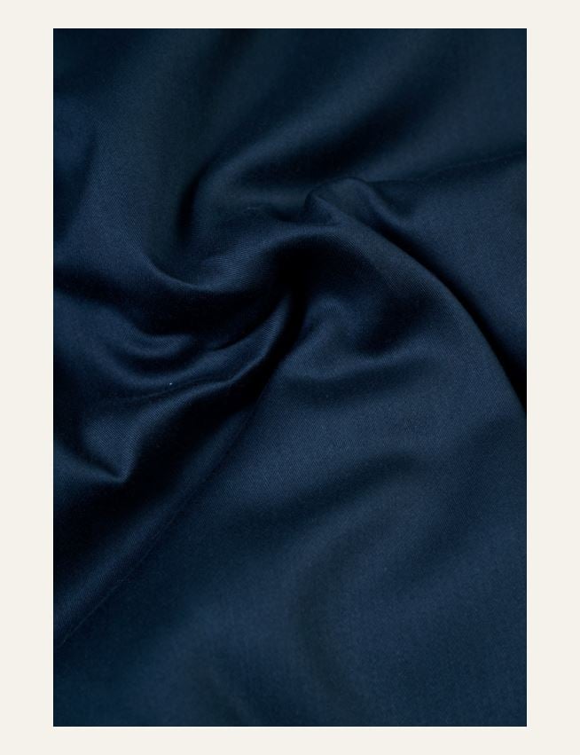 Egyptisk bomull sateng sengesett tåkeblå - 2