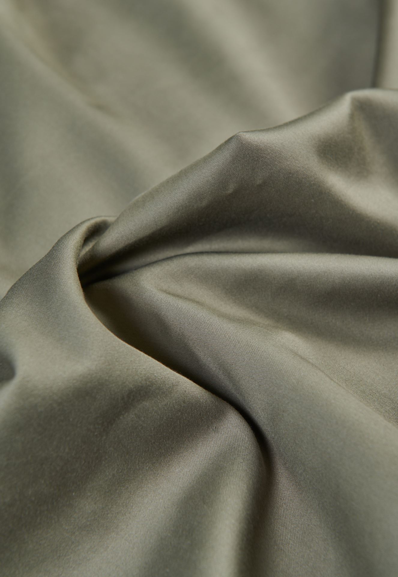 Egyptisk bomull sateng sengesett olivengrønn - 4