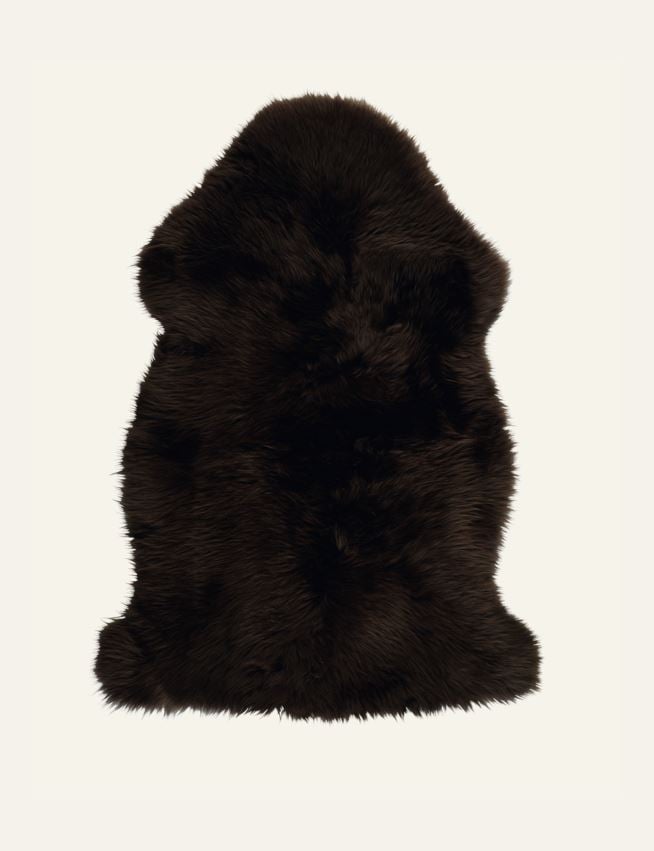Lammeskinn mørk brun - 2