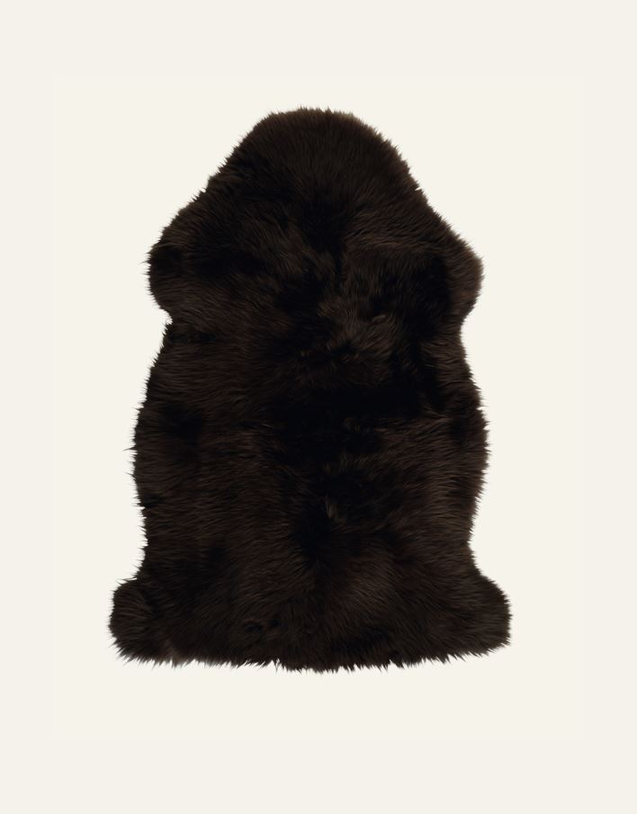 Lammeskinn mørk brun - 2
