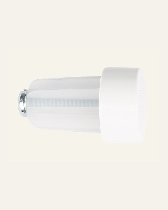 Endestykke 2pk hvit - 22/25 mm hvit - 1