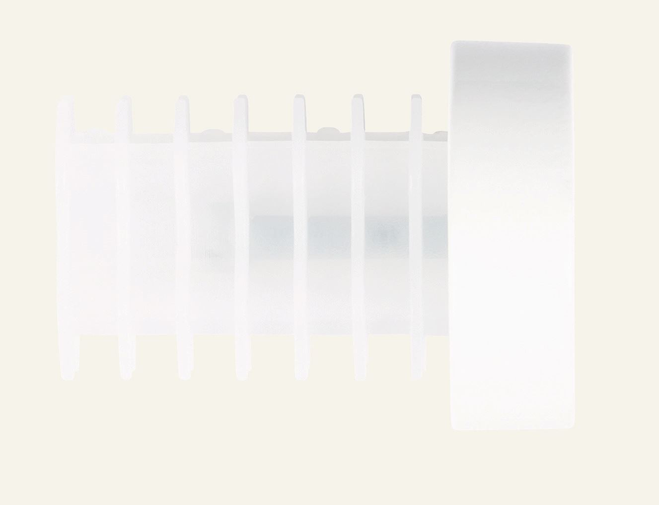 Endestykke 2pk hvit - 2