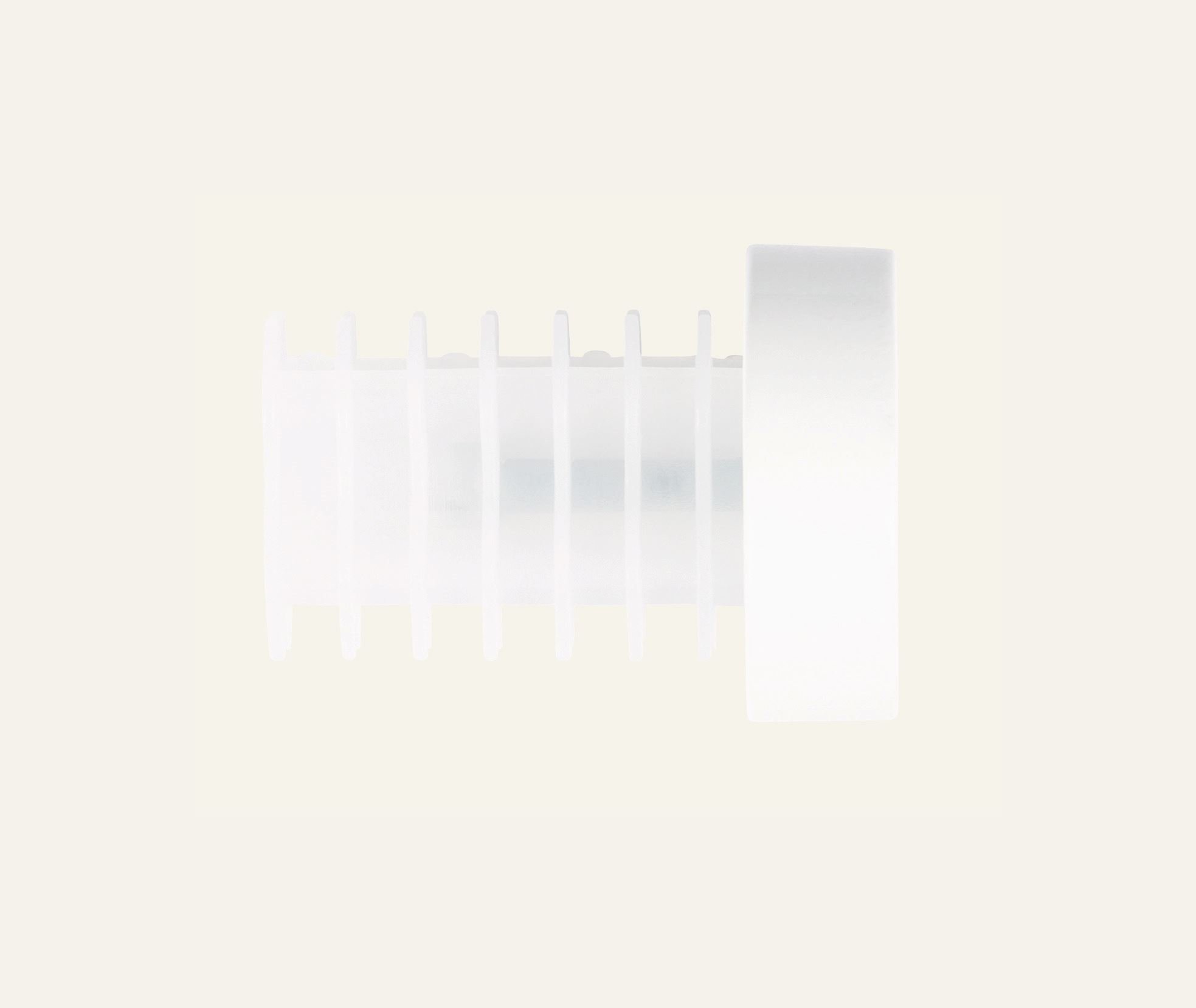 Endestykke 2pk hvit - 2