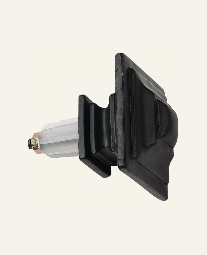 Endestykke 2pk svart - 22/25 mm svart - 1
