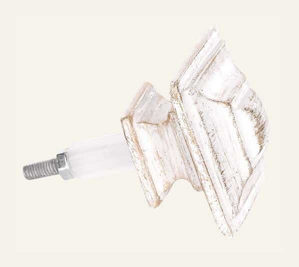 Endestykke 2pk hvit - 3