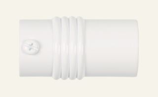 Kid Cylinder Endestykke 2pk Hvit 22/25 mm