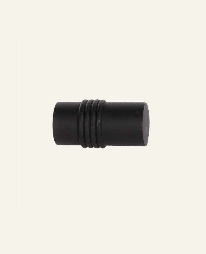 Endestykke 2pk svart - 16mm svart - 1