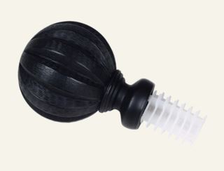 Kid Relieff Endestykke 2pk Svart 22/25 mm