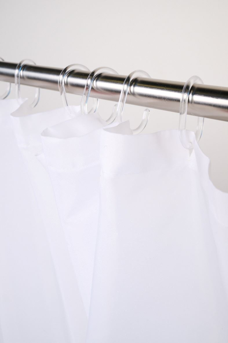 Dusjforheng hvit - 3