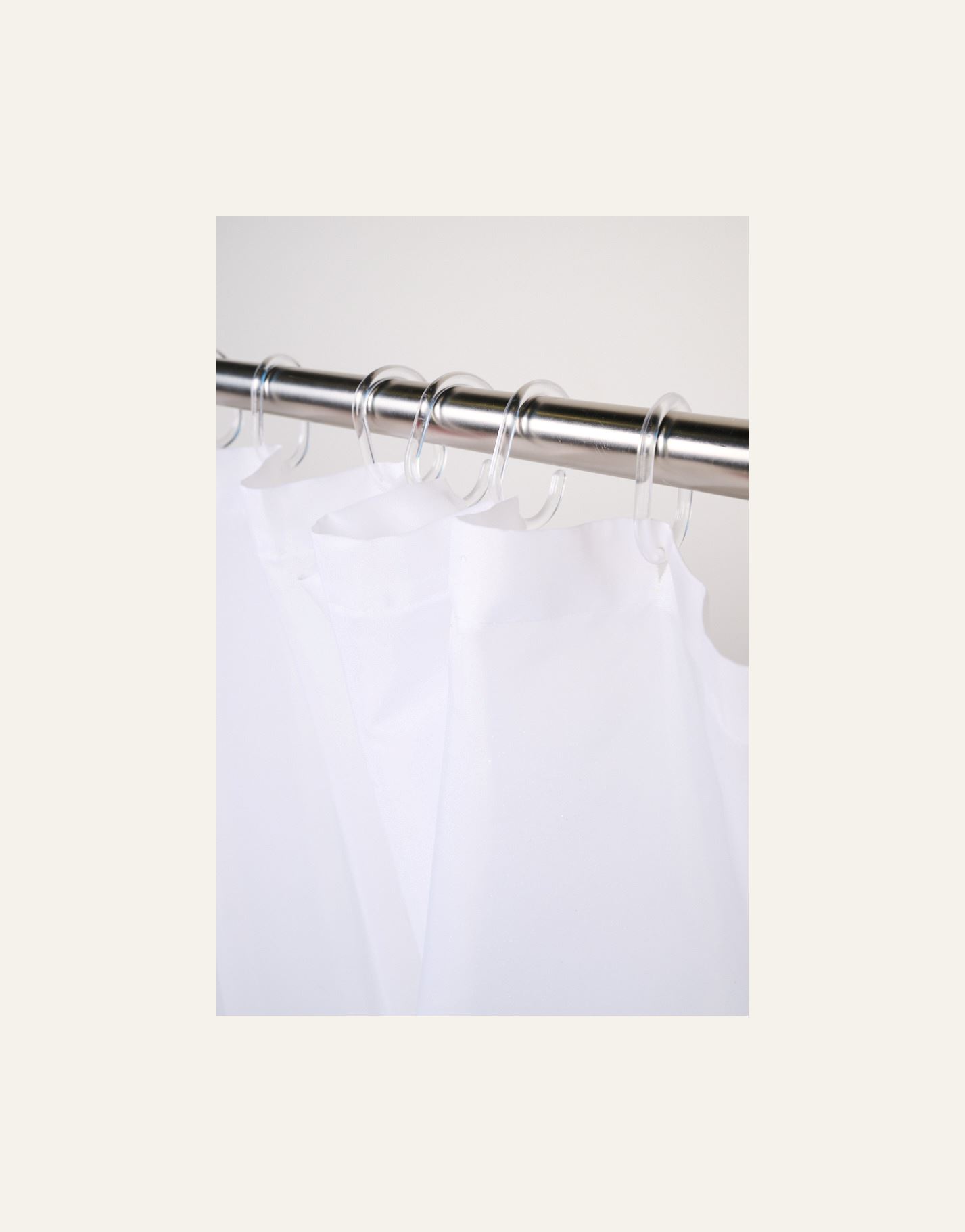 Dusjforheng hvit - 3