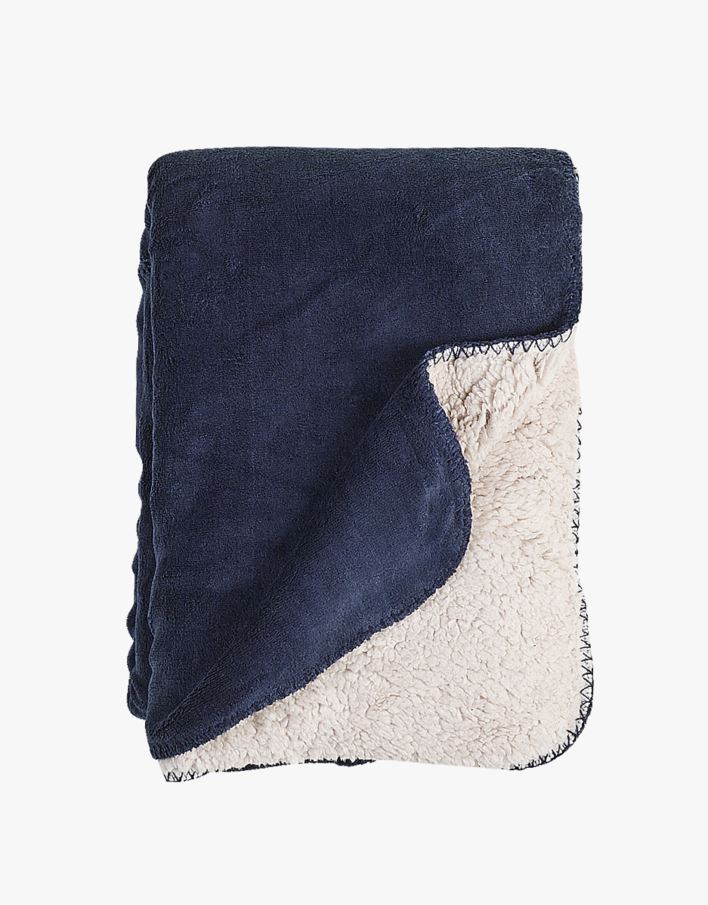 Pledd marineblå - 130x170 cm marineblå - 1