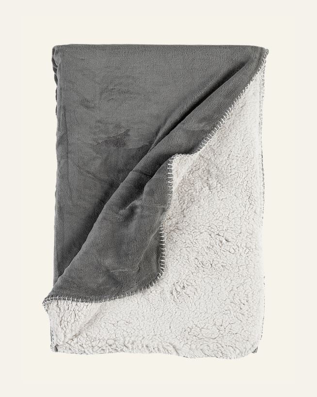 Pledd grå - 130x170 cm grå - 1