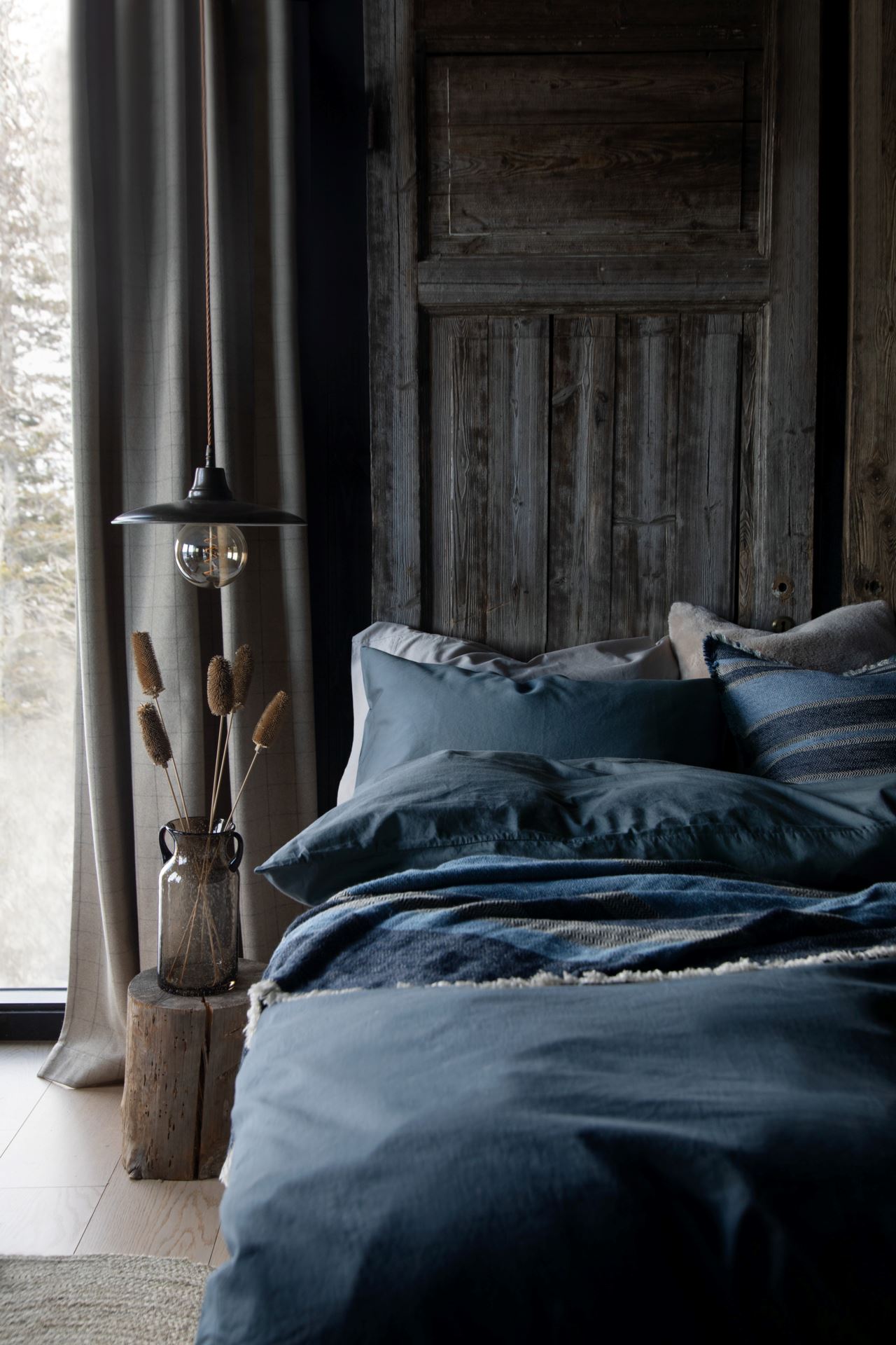 Sateng sengesett tåkeblå - 3