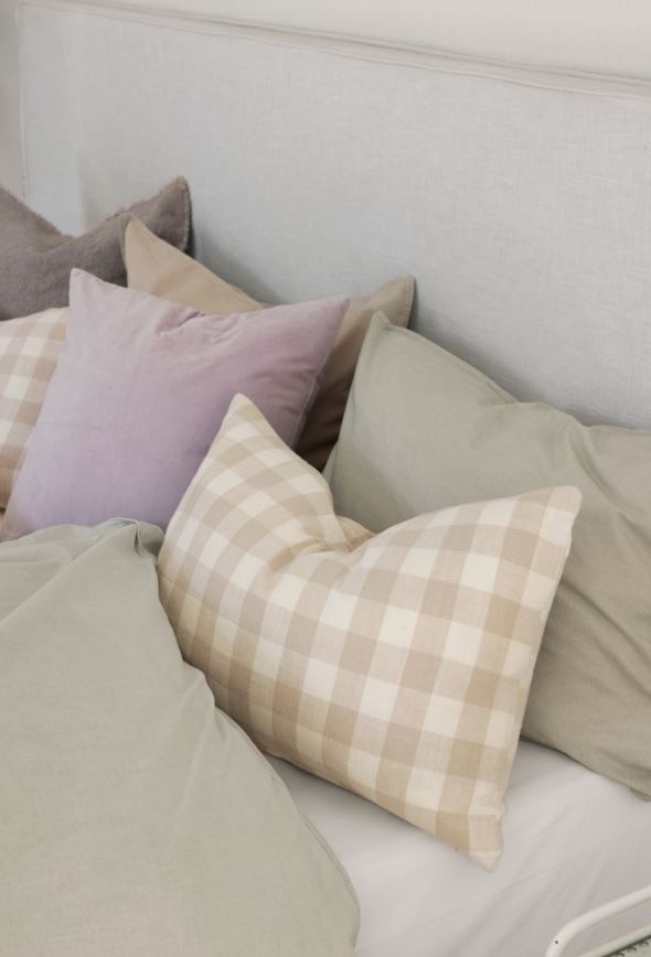 Bomull sengesett beige - 2