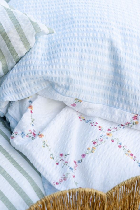 Krepp sengesett multi - 4