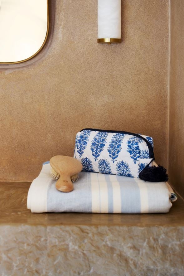 Liten toalettmappe blå - 2