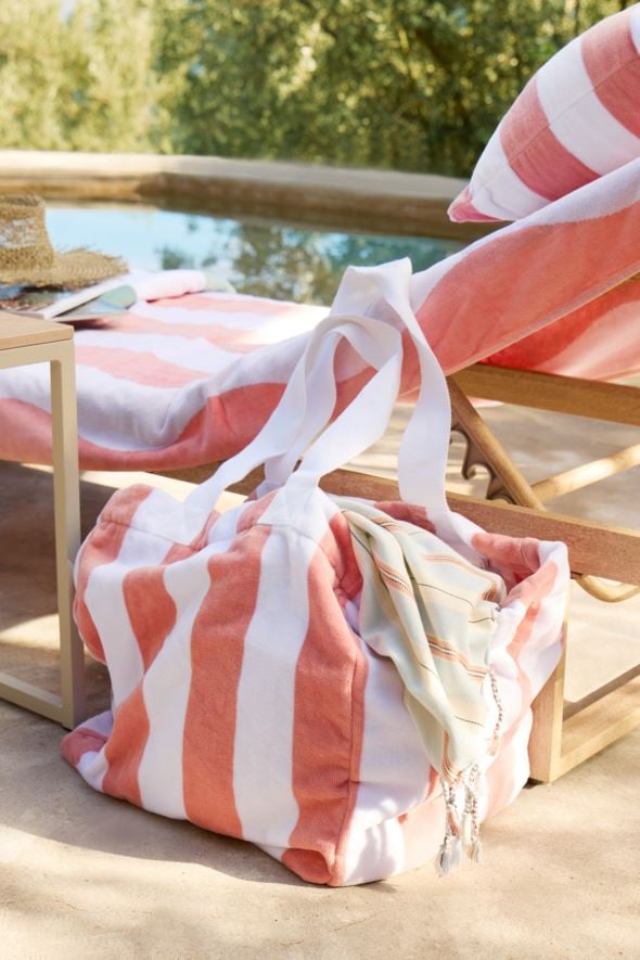 Strandveske multi rosa - 2