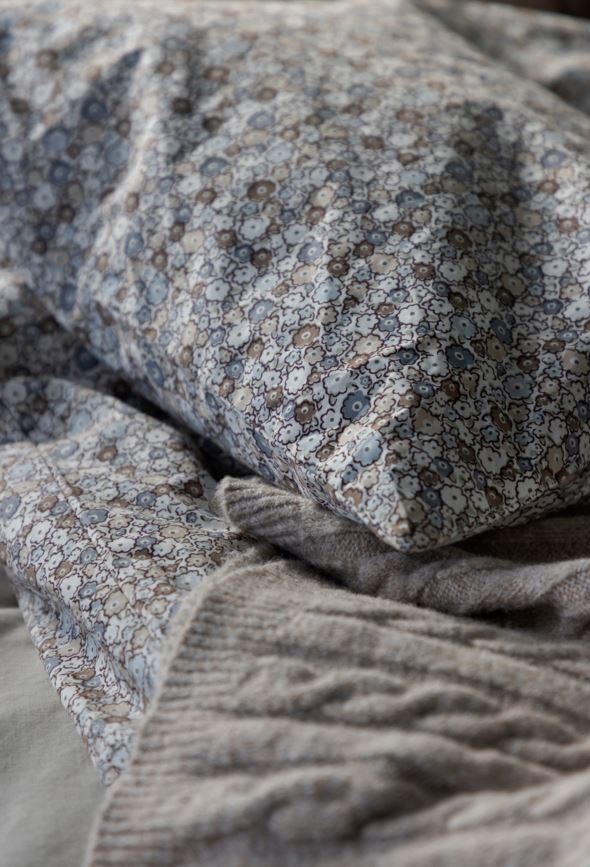 Bomull sengesett multi blå - 6