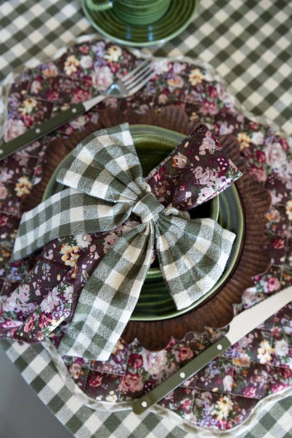 Tøyserviett brun - 2