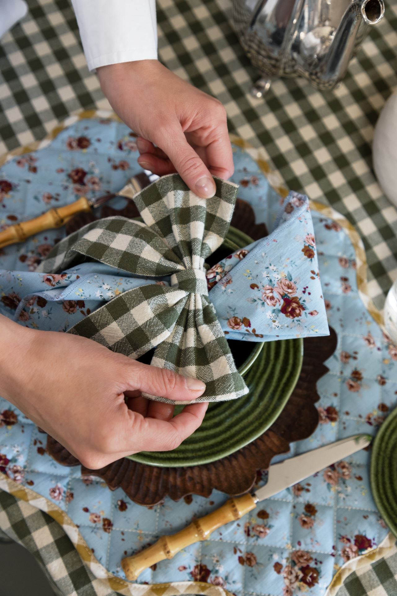 Brikke himmelblå - 2