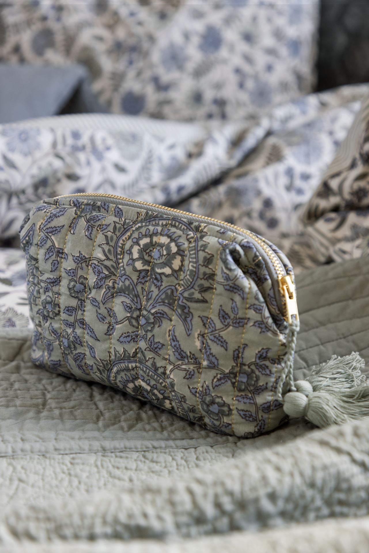 Toalettmappe olivengrønn - 2